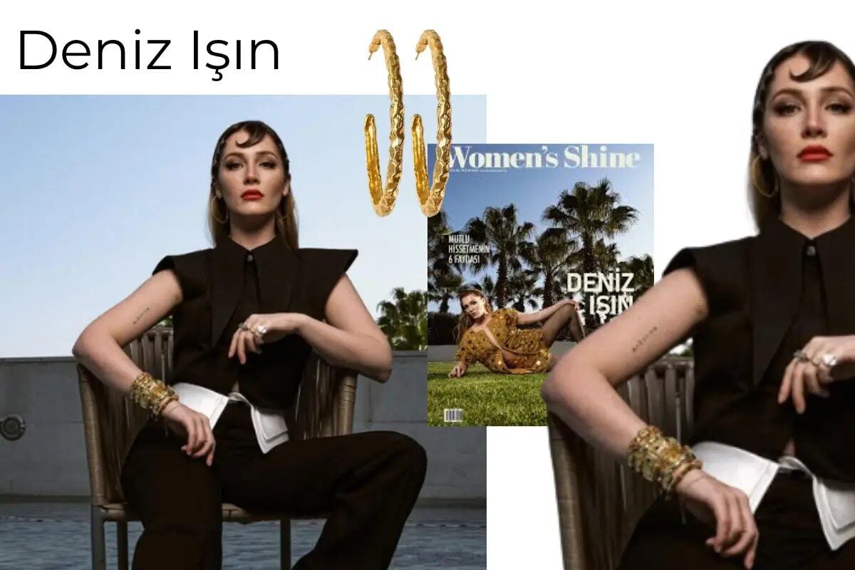 Deniz Işın Women Dergisi Linya Takıları