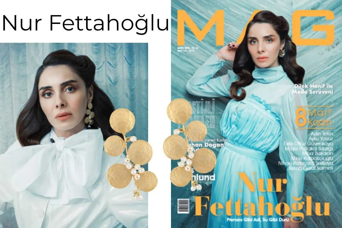 Nur Fettahoğlu MAG Dergisi Çekimi Linya Takıları
