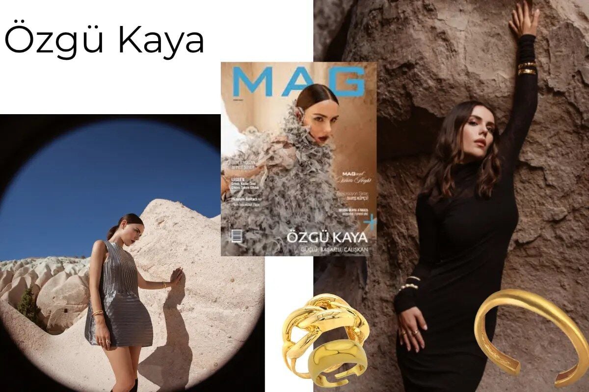 Özgü Kaya MAG Dergisi Çekimi Linya Takıları