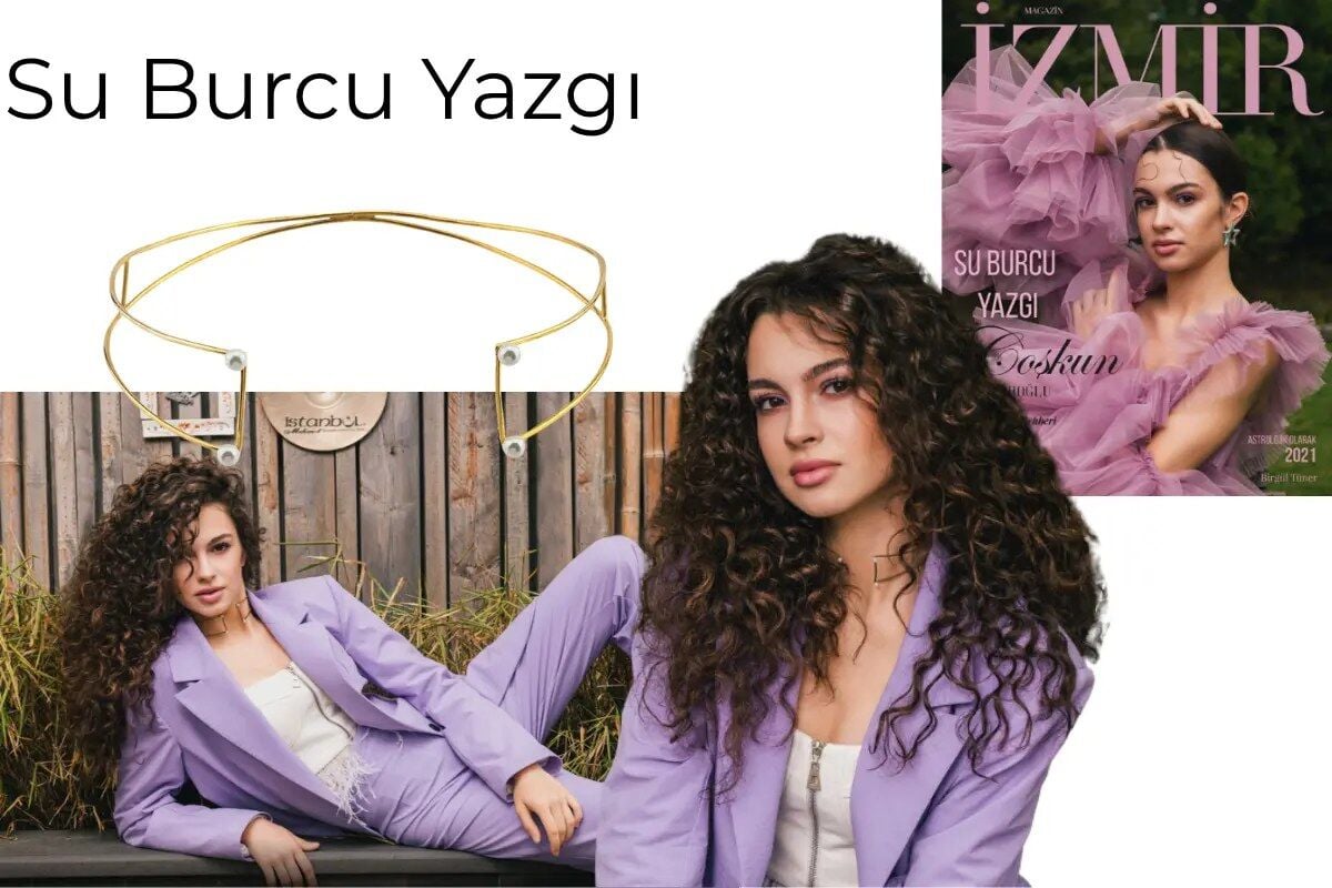 Su Burcu Yazgı İzmir Magazin Linya Takıları