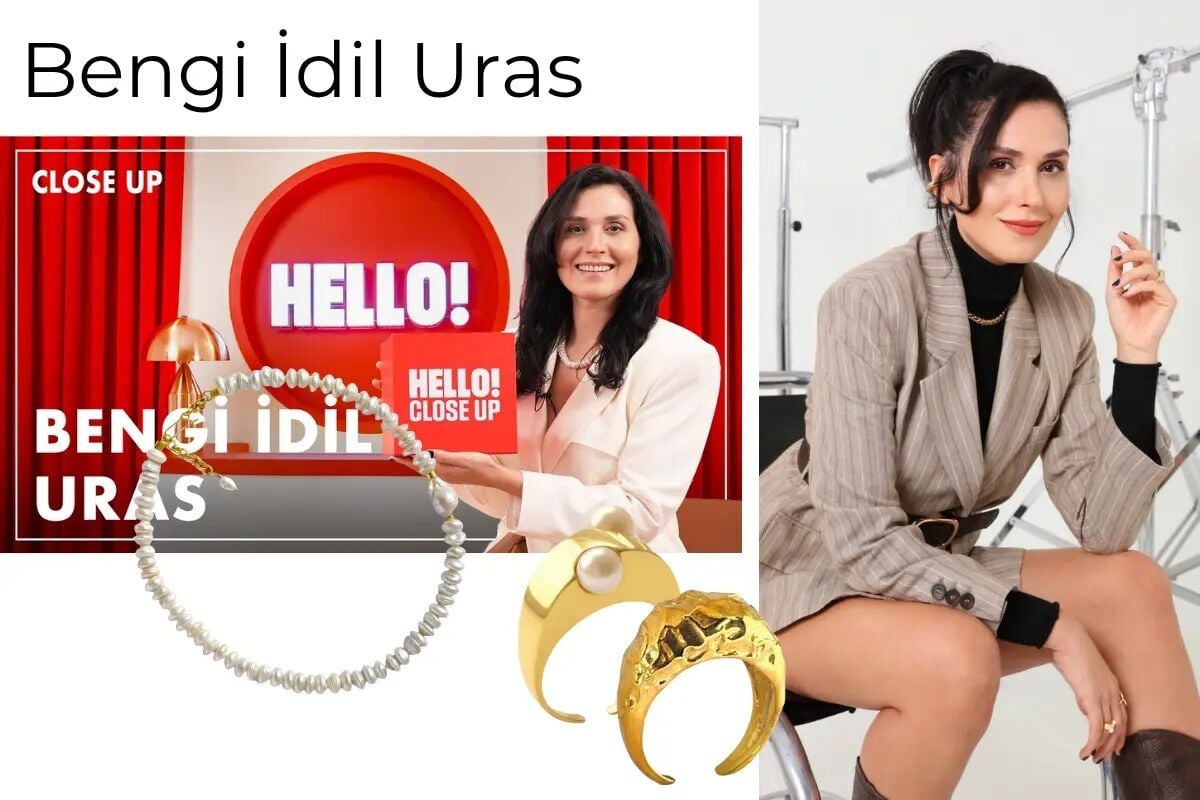 Bengi İdil Uras Hello! Türkiye Linya Takıları