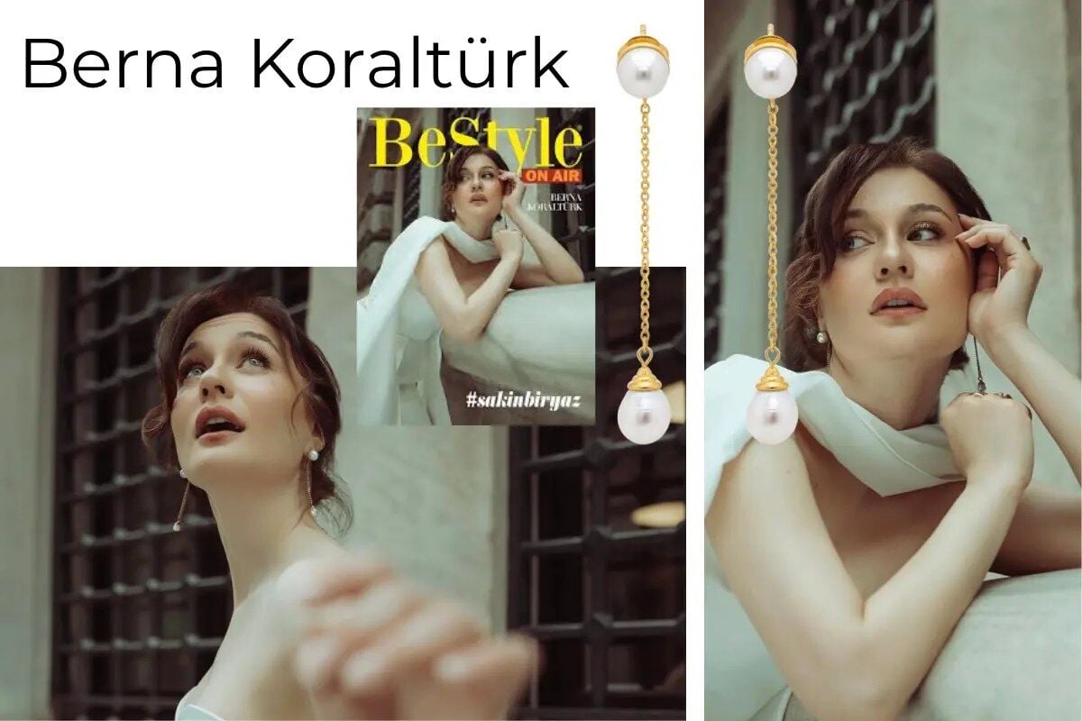Berna Koraltürk BeeStyle Dergisi Çekimi Linya Takıları