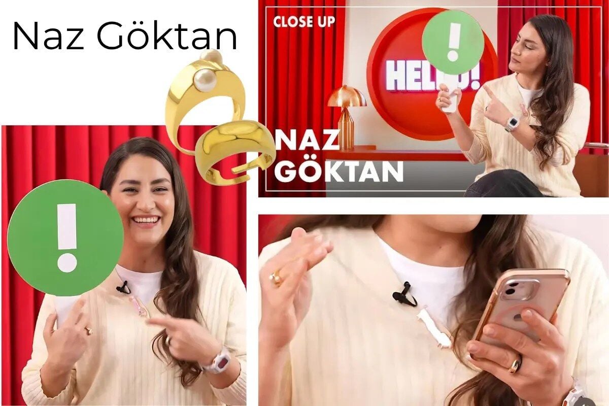 Naz Göktan Hello! Türkiye Linya Takıları