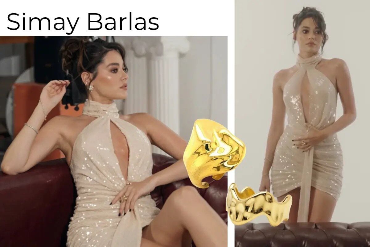 Simay Barlas Carte d'Or Reklam Çekimi Linya Takıları
