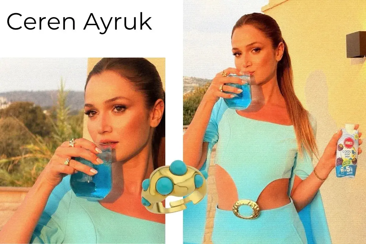 Ceren Ayruk Dimes Reklam Çekimi Linya Takıları